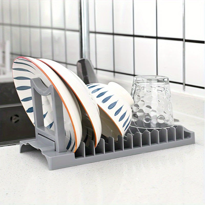 Expandable Kitchen Sink Organizer - Perfect for Dishes, Bowls & Chopsticks Storage