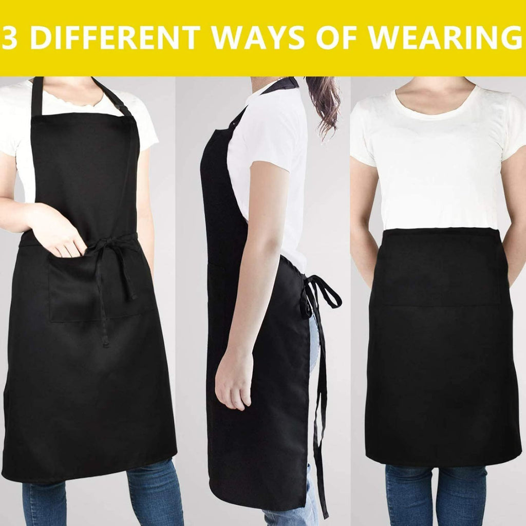 Adjustable Professional Chef Apron with Pockets - Durable Polyester, Lightweight & Breathable - Perfect for Cooking, Grilling, and Baking - Unisex Design for Men and Women, Baking Essentials|Professional Chef Style|Durable Apro
