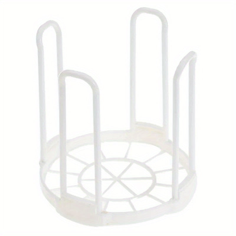 Space-Saving Kitchen Organizer - Durable Plastic Dish Rack with Drainage, Multi-Layer Storage for Bowls & Plates, Easy Clean Design in Fresh Colors