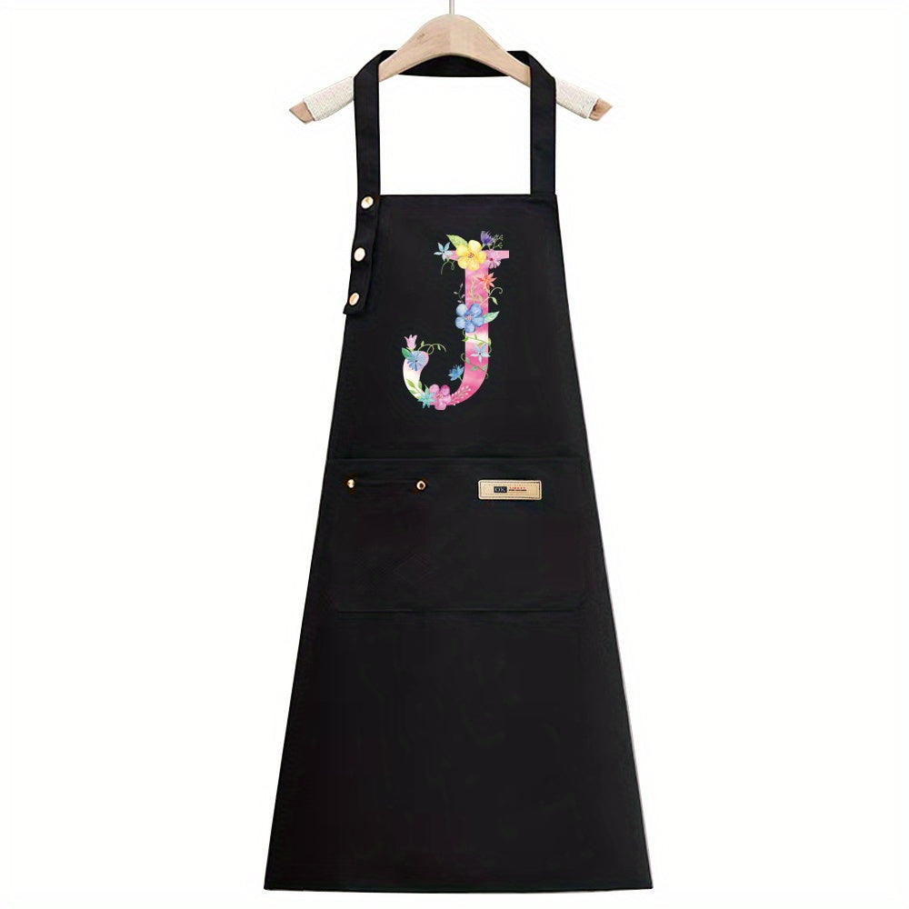 1pc, Apron Cooking Clothes Fashionable New Fabric Chefs Uniform Breathable Kitchen Cooking Household Adult Oil Resistant Work All Seasons Catering Filipina Food Service Clothe Gardening Painting, Baking with Ldeal for Holidays Christmas Halloween