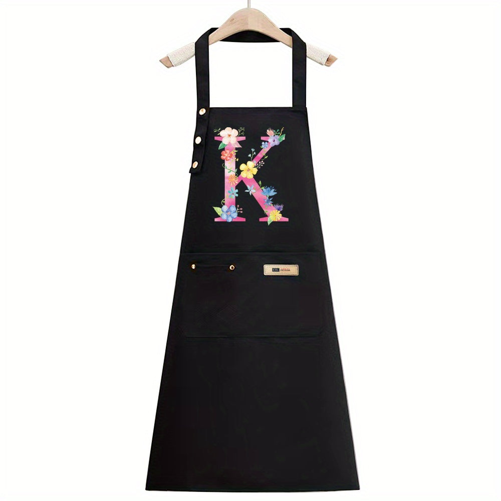 1pc, Apron Cooking Clothes Fashionable New Fabric Chefs Uniform Breathable Kitchen Cooking Household Adult Oil Resistant Work All Seasons Catering Filipina Food Service Clothe Gardening Painting, Baking with Ldeal for Holidays Christmas Halloween