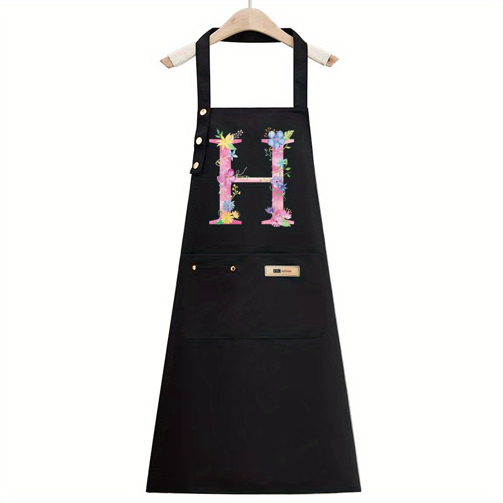 1pc, Apron Cooking Clothes Fashionable New Fabric Chefs Uniform Breathable Kitchen Cooking Household Adult Oil Resistant Work All Seasons Catering Filipina Food Service Clothe Gardening Painting, Baking with Ldeal for Holidays Christmas Halloween