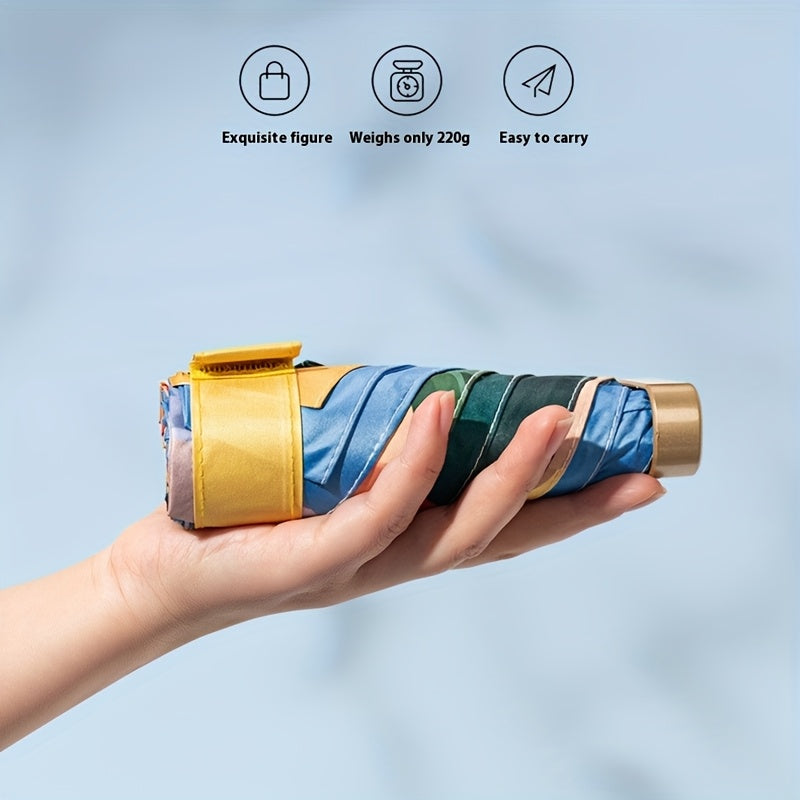 Parasol de Soleil Léger et Compact pour Toutes Saisons avec Protection UV pour Femmes
