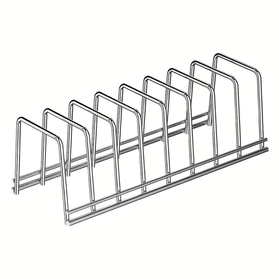 1pc Stainless Steel Dish Drying Rack, Rust-Proof Space-Saving Kitchen Organizer for Bowls and Plates, Simple Clean Design for Orderly Countertop Storage, Kitchen Storage Solution | Minimalist Dish Rack | Rustproof Stainless Steel, Dish Drying Rack
