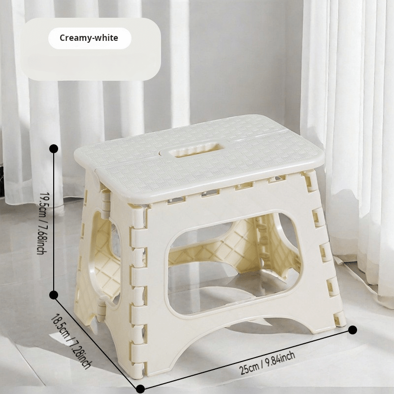 Mini Cute Plastic Folding Stool, Suitable for Changing Shoes, Living Room Seat, Thickened, Foldable, Portable Stool