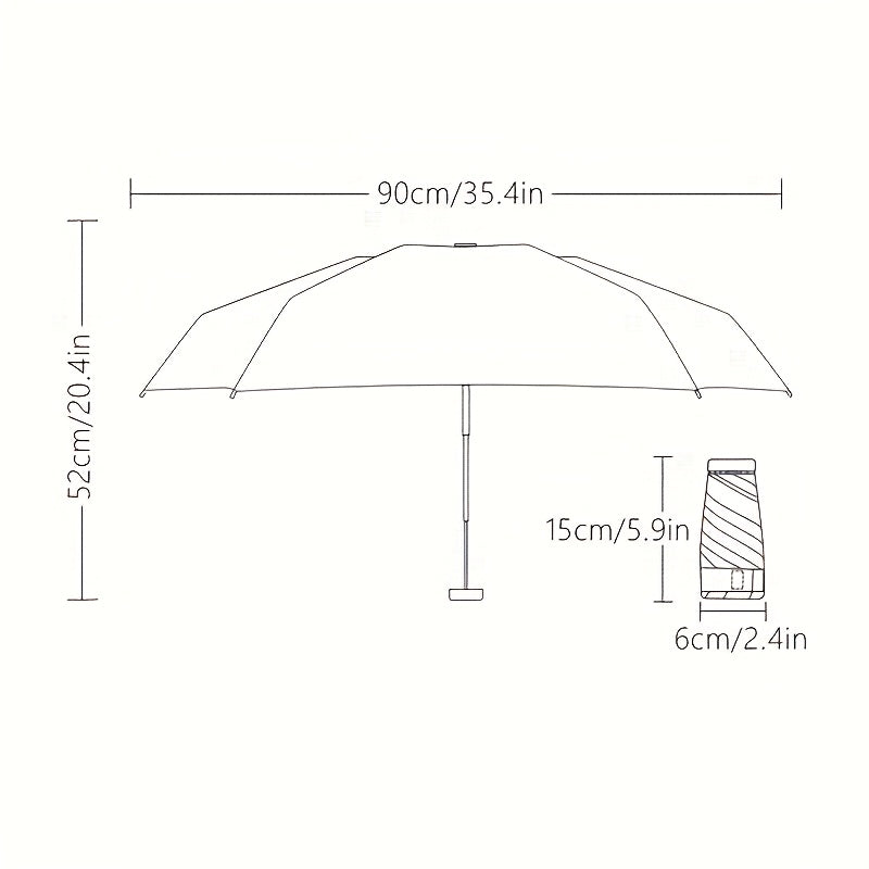 Parasol de Soleil Léger et Compact pour Toutes Saisons avec Protection UV pour Femmes
