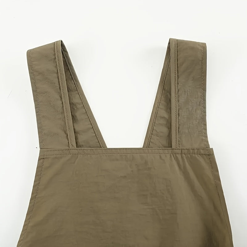 New Style Cross-Back Sleeveless Apron, Simple Home Kitchen Cooking Workwear, Specially Designed for Restaurant Use, Chef'S Apron.