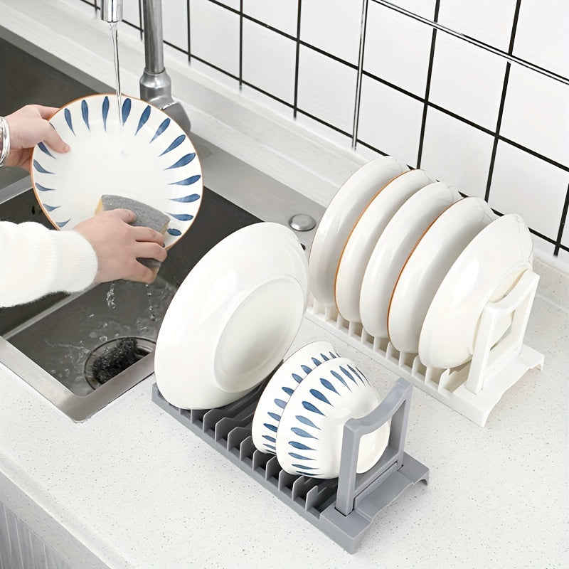 Expandable Kitchen Sink Organizer - Perfect for Dishes, Bowls & Chopsticks Storage