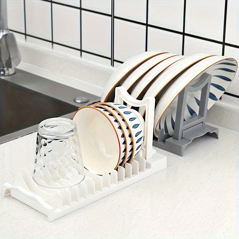 Expandable Kitchen Sink Organizer - Perfect for Dishes, Bowls & Chopsticks Storage