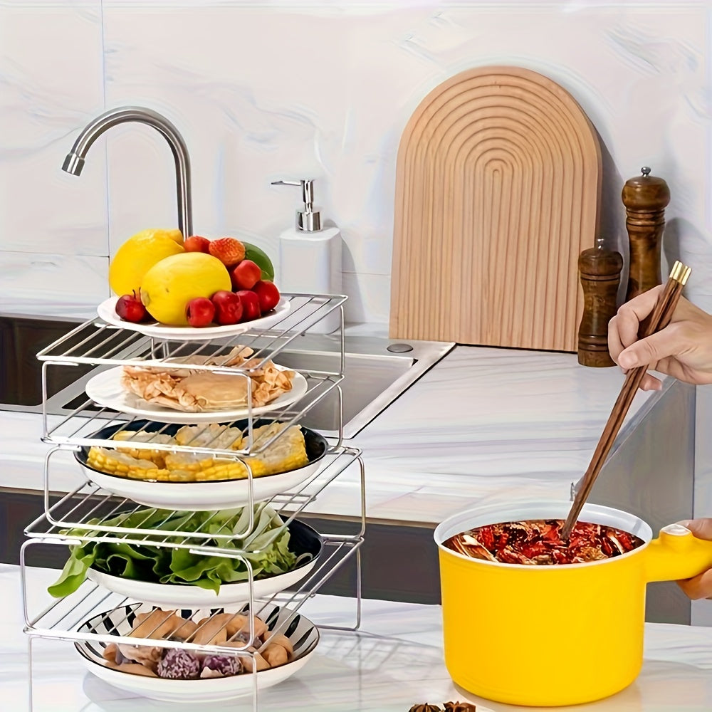 Refrigerator storage rack, stainless steel storage rack, bowl and plate rack, dish and dish storage rack
