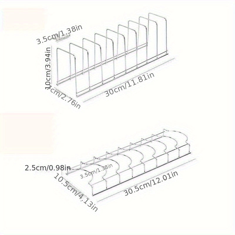 Stainless Steel Dish Drying Rack - Rust-Proof Space-Saving Kitchen Organizer with Plate & Utensil Drainer, Multi-Purpose Countertop Storage for Plates, Bowls, Cups, Pots & Pans, Utensil Holder, Dish Drying Rack for Kitchen Counter