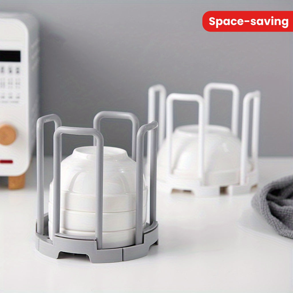 Adjustable Kitchen Bowl Rack, Space-Saving Cup Holder, Simple Fashion Design, Stackable Dish Storage Organizer, Home Kitchen Storage Equipment