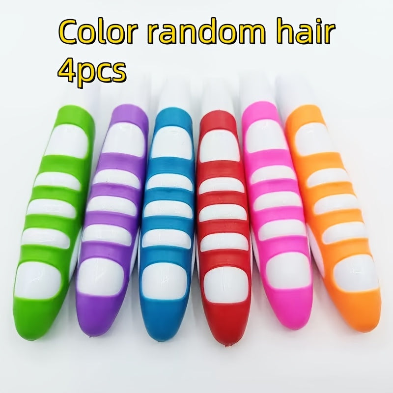 4 brosses à dents pliantes portables, couleurs aléatoires, poils souples, idéales pour camping, randonnée et voyage en sac à dos, essentiels de voyage