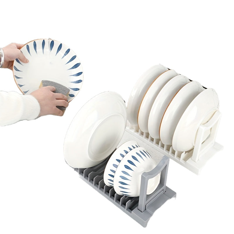 Expandable Kitchen Sink Organizer - Perfect for Dishes, Bowls & Chopsticks Storage