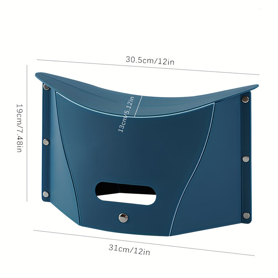 Collapsible Shoe Changing Chair Stool Outdoor Fishing Camping Yard Living Room Multifunctional Portable Hand Basket Folding Stool Portable Plastic Stool Strong and Durable