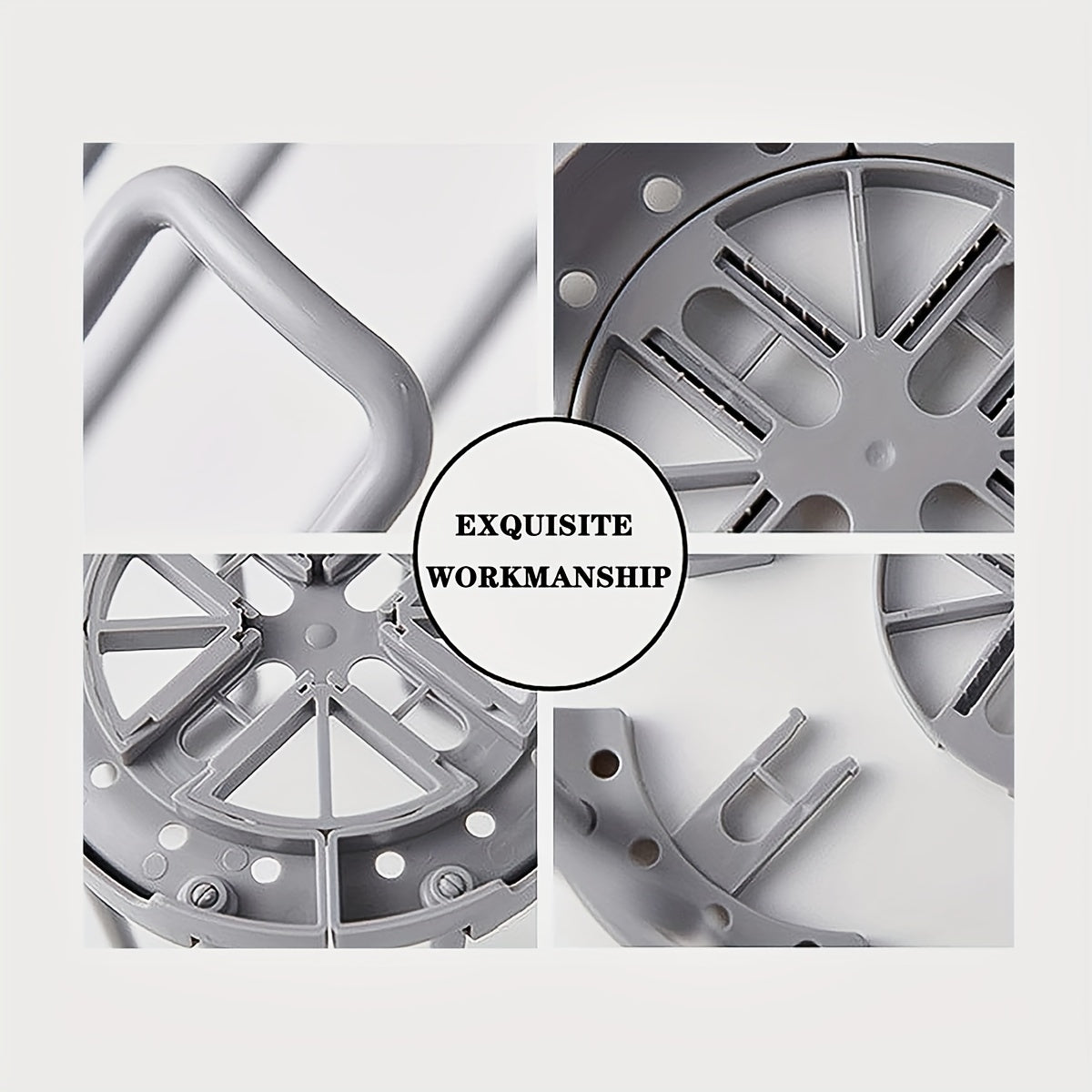 1pc Adjustable Plastic Kitchen Dish Rack, Detachable\u002FRetractable, Space-Saving, Moisture-Proof Plate and Bowl Storage Organizer, 5.83in*5.51in