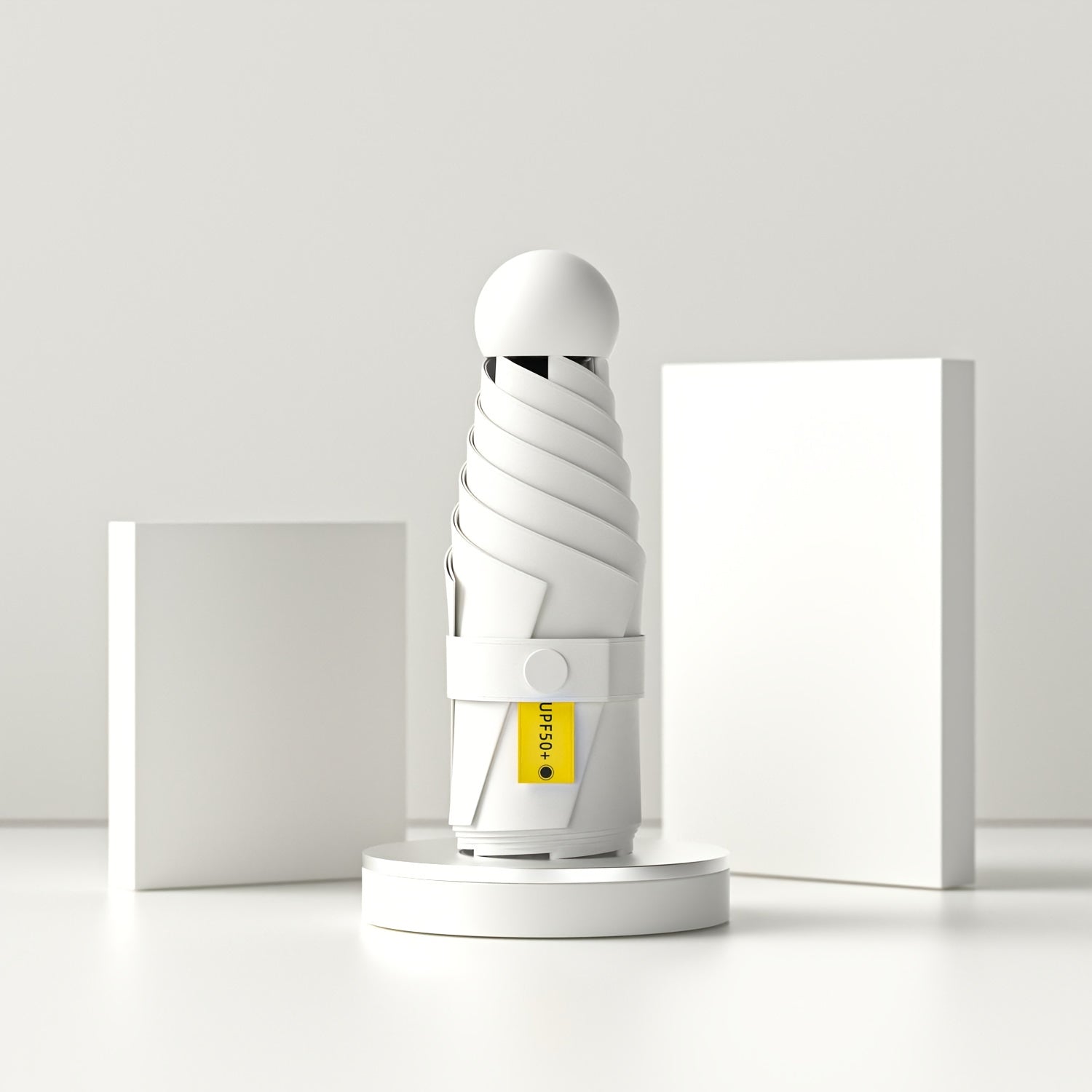 Parapluie de Luxe Double Usage pour Femmes - Protection UV UPF50+, Design Compact de Voyage, Cadre Durable à 8 Baleines, Style Minimaliste Élégant, Parasol Pliant Manuel pour Activités Extérieures, Accessoire Moderne