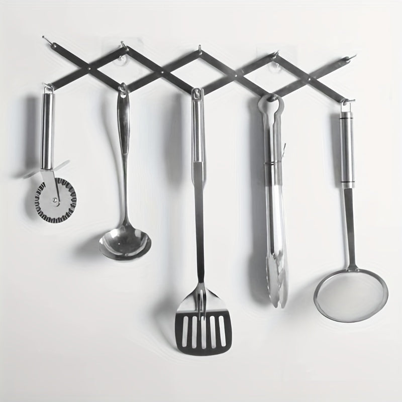 Telescopic Multifunctional Storage Rack Stainless Steel Bowl And Dish Rack Storage Draining Rack Kitchen Pot Lid Rack