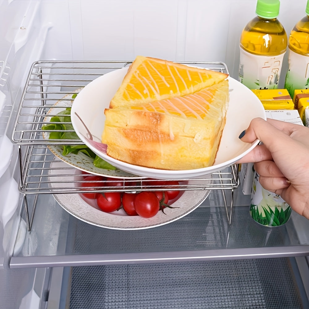 Refrigerator storage rack, stainless steel storage rack, bowl and plate rack, dish and dish storage rack