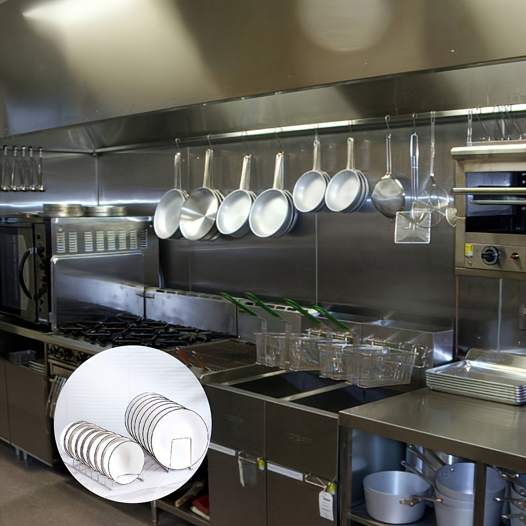 2pcs\u002F1 Set Stainless Steel Dish Rack Black, Multifunctional Bowl Plate Storage Box, Draining Rack for Dish And Plate, Flatware Organizer for Countertop Cabinet, Utensil Racks, Cooking Pots Pans Cover Stand, Kitchen Organizer