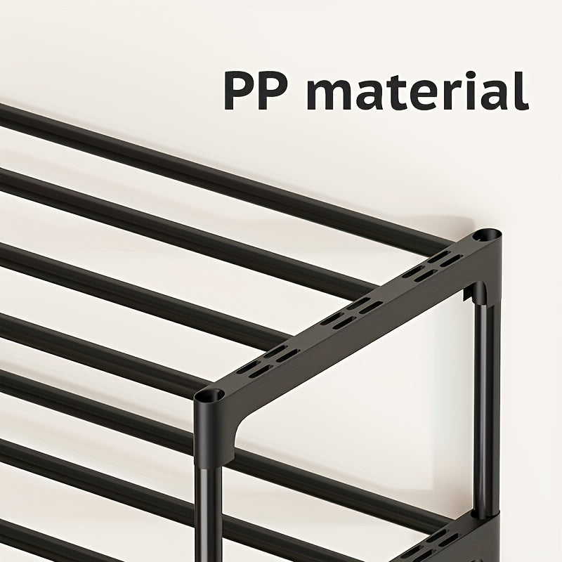 1 Stackable Shoe Rack, Multi-Layer Home Easy Entryway Shoe Holder, Suitable for Hallways, Entrances, and Balconies