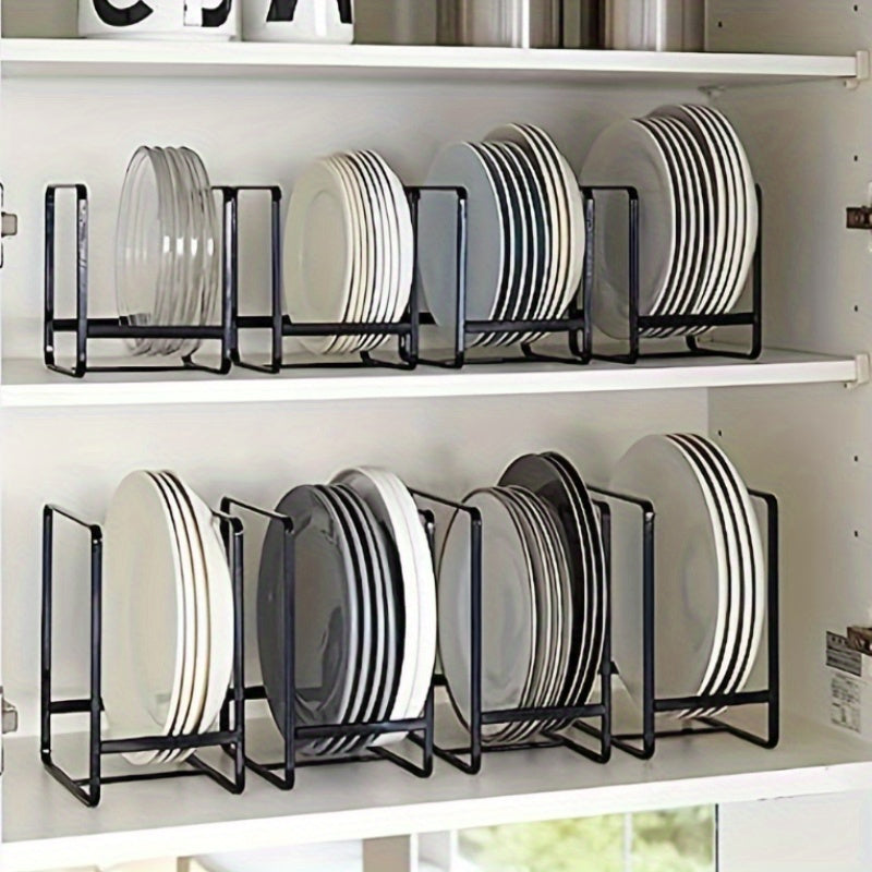 Stainless Steel Kitchen Storage Box, Rust-Proof Countertop Plate Rack, Vertical Cabinet Locker for Dishes, Bowls, Cups and Lids, universal Size for Home and Outdoor Use-Easy to Install and Clean-Adds Storage Space to the Kitchen!