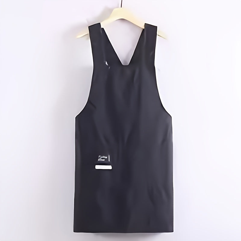 New Style Cross-Back Sleeveless Apron, Simple Home Kitchen Cooking Workwear, Specially Designed for Restaurant Use, Chef'S Apron.