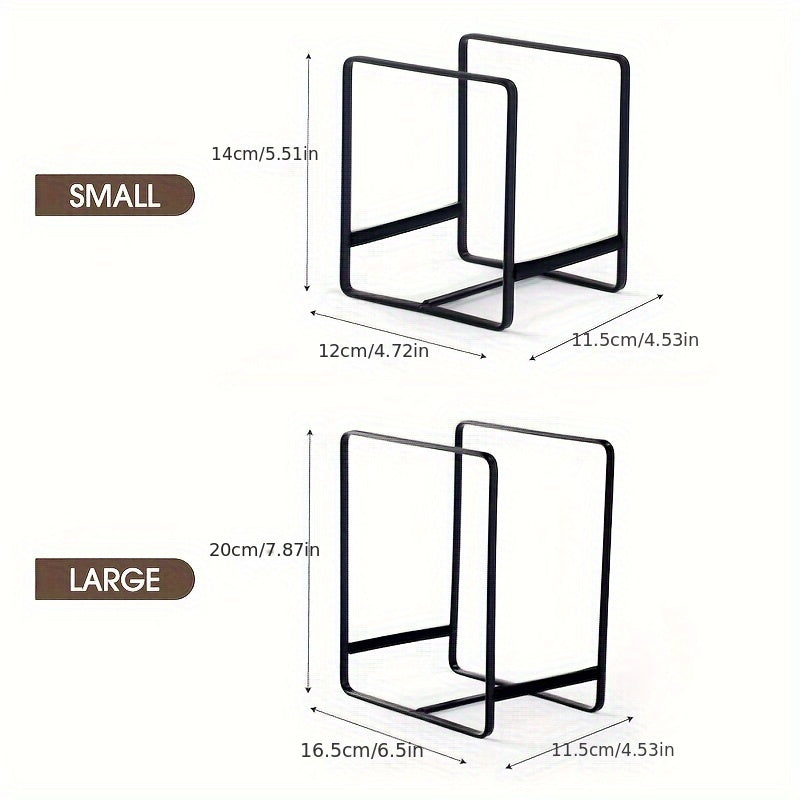 Space-Saving Iron Dish Rack - Black, Rust-Resistant Kitchen Organizer for Plates & Bowls, Countertop Storage Solution